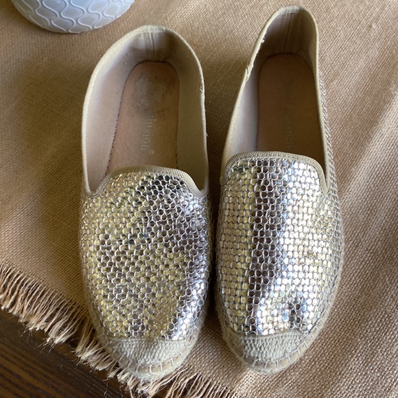 Gold Espadrilles - Picture 3 of 12